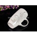 Atacado 500ml bone china caneca com impressão